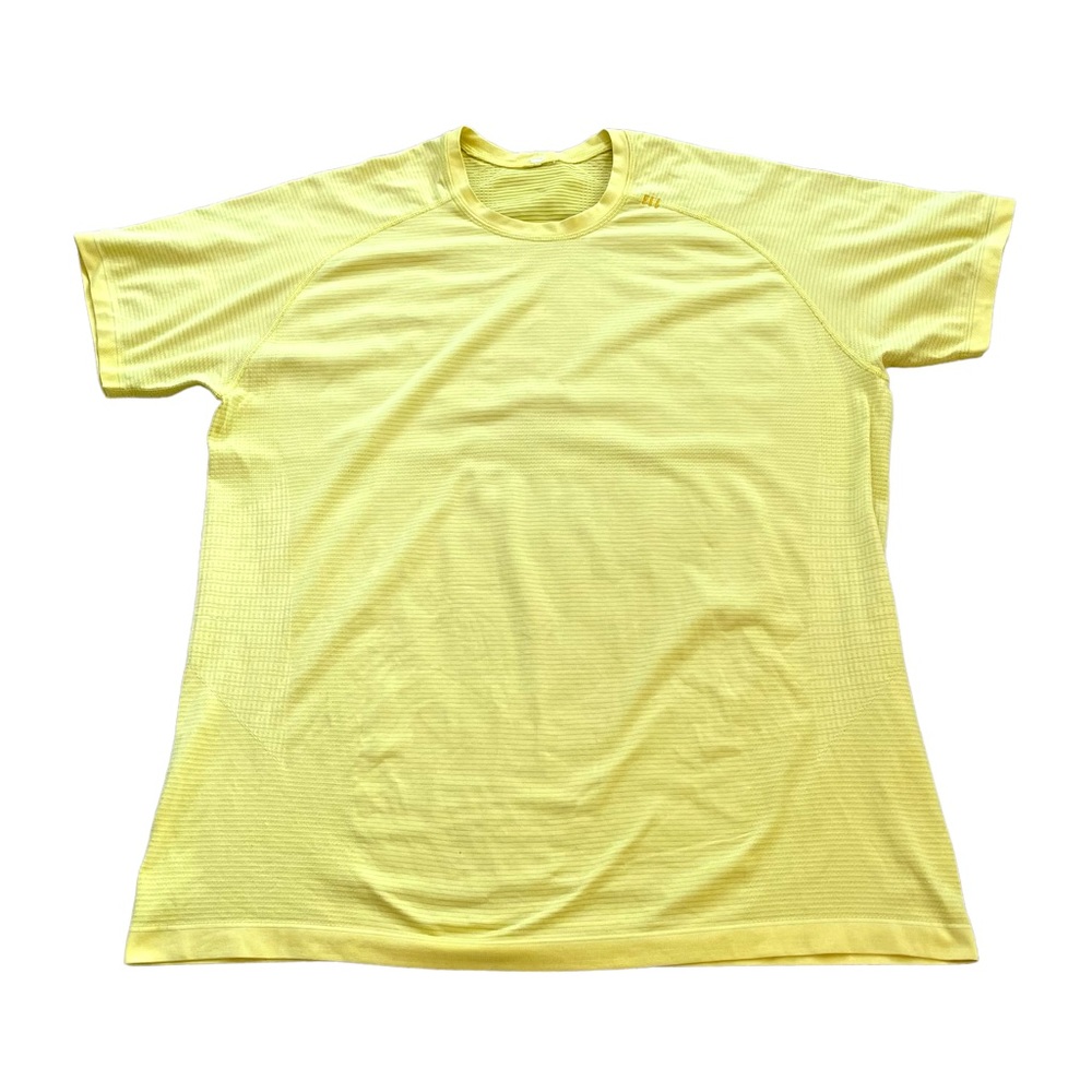 Lululemon Yellow Switfly Tech Short Sleeve Top